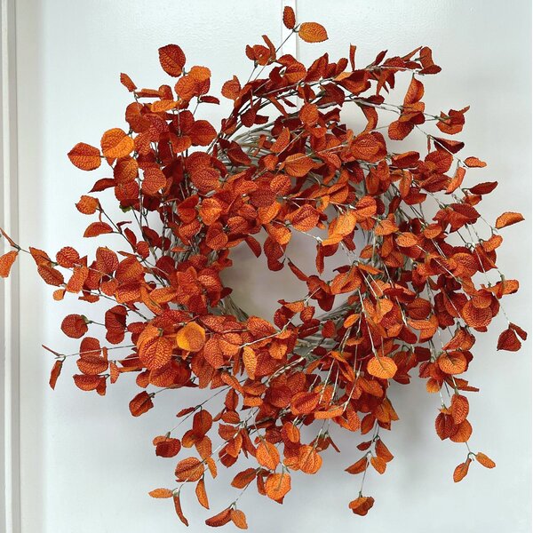 Primrue Handcrafted Faux Grapevine 24 Wreath Reviews Wayfair Canada   Handcrafted Faux Grapevine 24' Wreath 